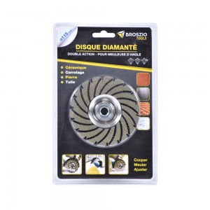 Disque diamant 125 mm pour carrelage : ponçage et coupe 2 en 1 - La  meilleure lame de