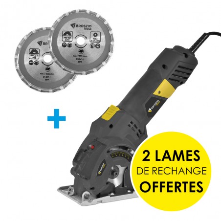 Scie plongeante Hyundai avec rails de guidage 1050 W - 110 mm - Scie à règle / Scie