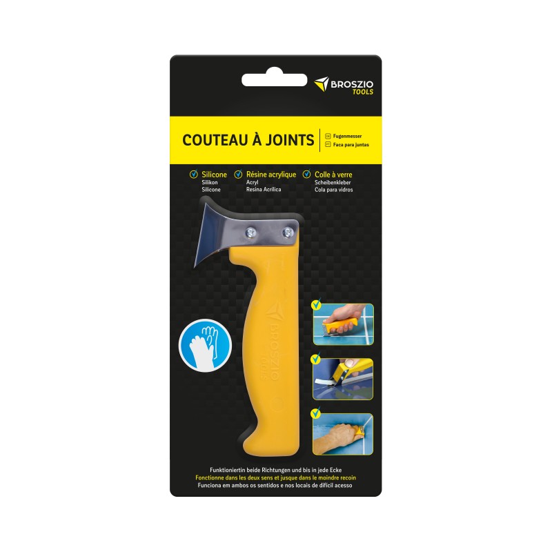 Couteau à joints Richard nylon/acier noir 6 po 01816 Couteau à joints Richard nylon/acier noir 6 po 01816
